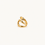 Gold Bypass Ring