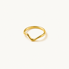 Anillo apilable Gold Wave